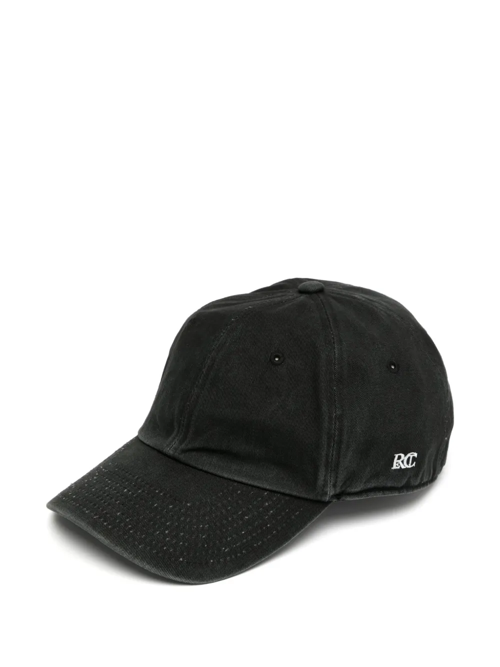 Recto Rc Logo Vintage Washing Ball cap | Black | Image 1