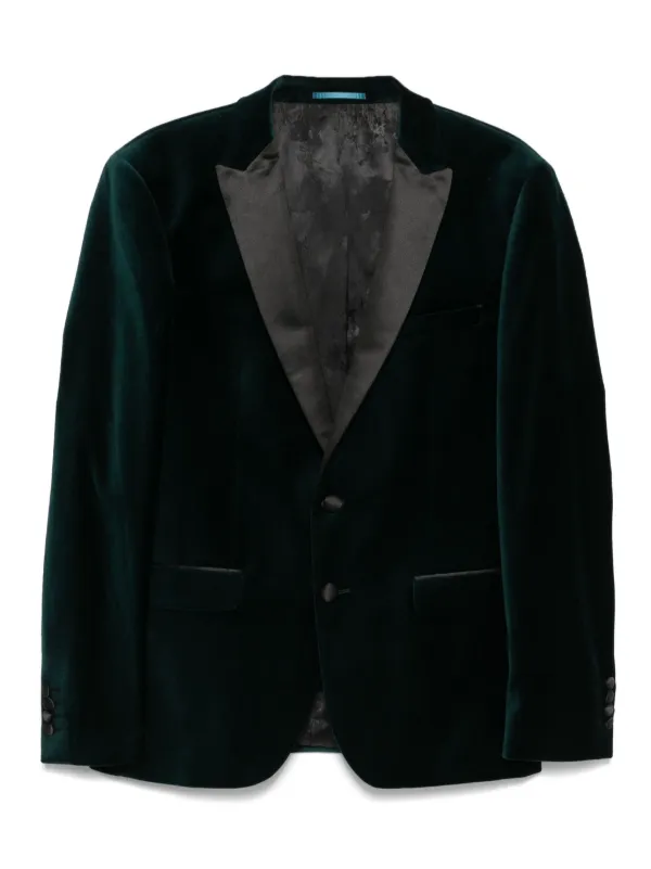 REMUS UOMO Velvet Blazer Green FARFETCH JO