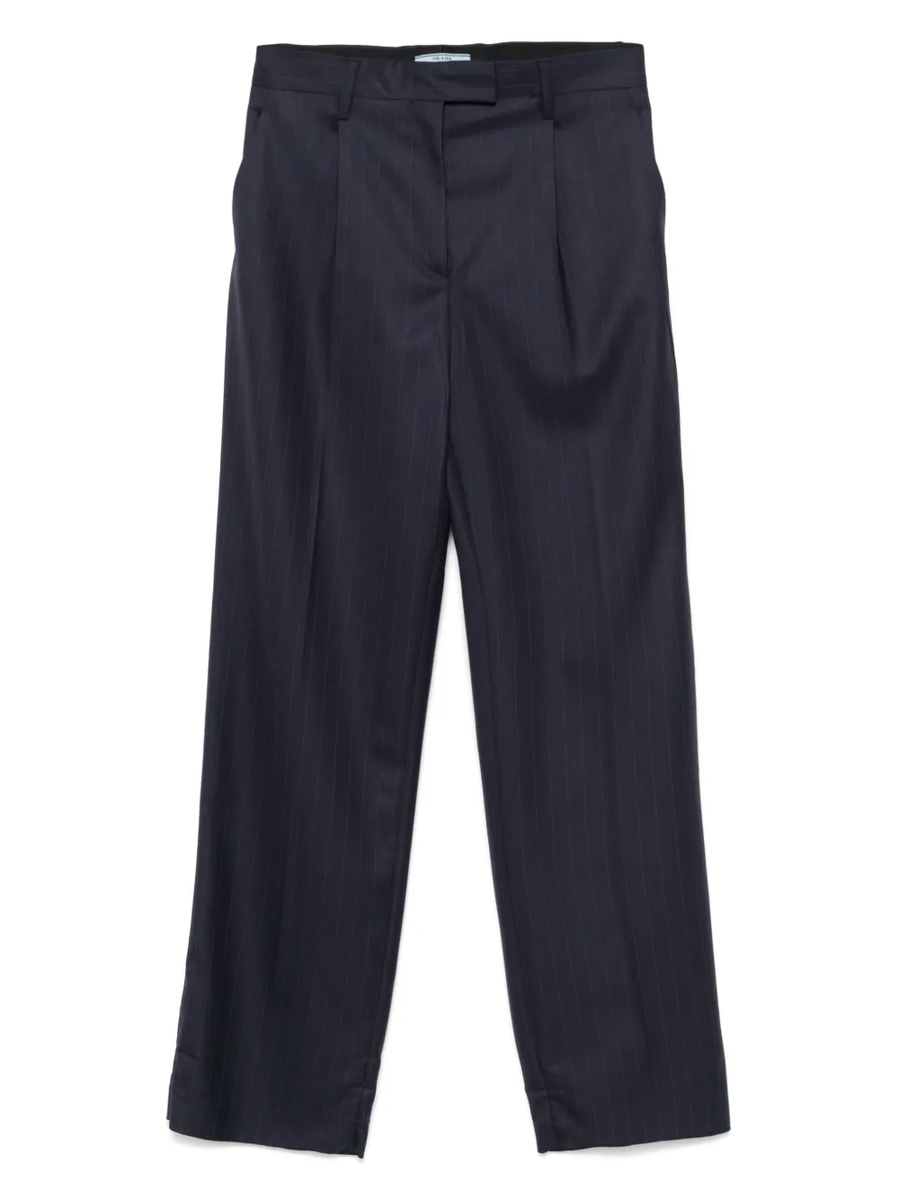 Prada Broek met krijtstreep Blauw