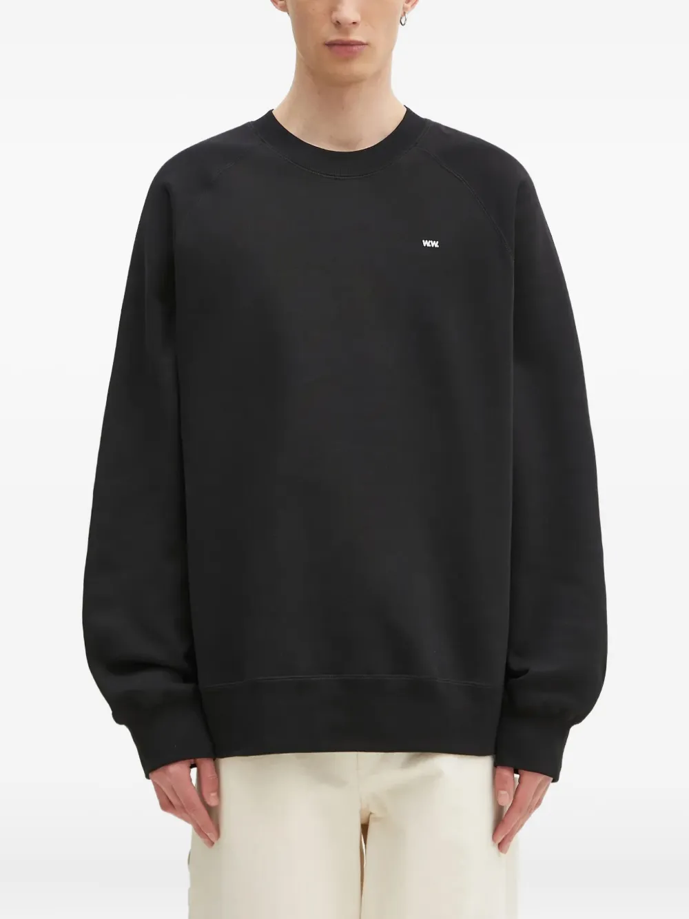 logo-print raglan sweatshirt