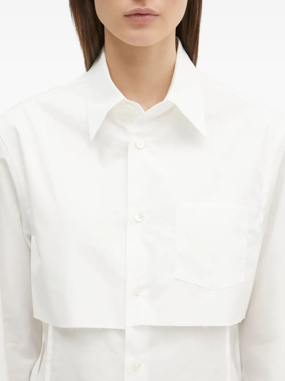 Undercover Blouse met vlakken Wit