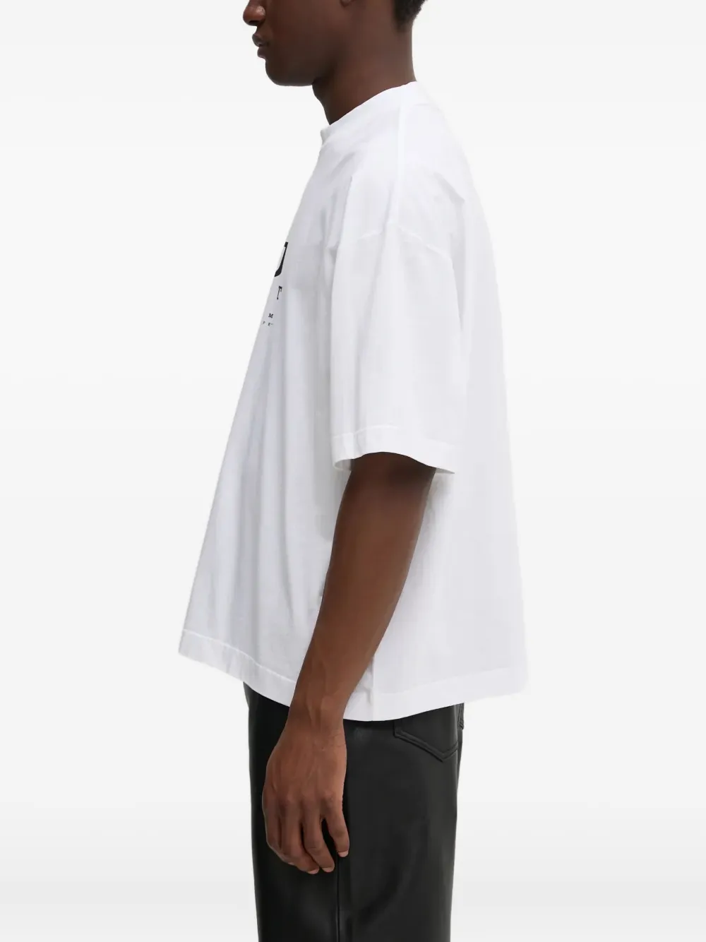 VETEMENTS text-print T-shirt Wit
