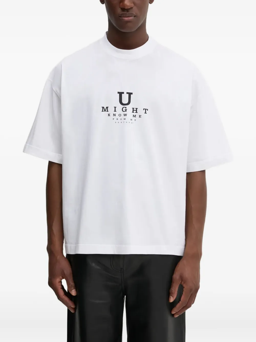 VETE TS text-print T-shirt Wit