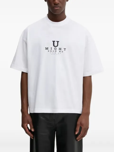 VETEMENTS text-print T-shirt