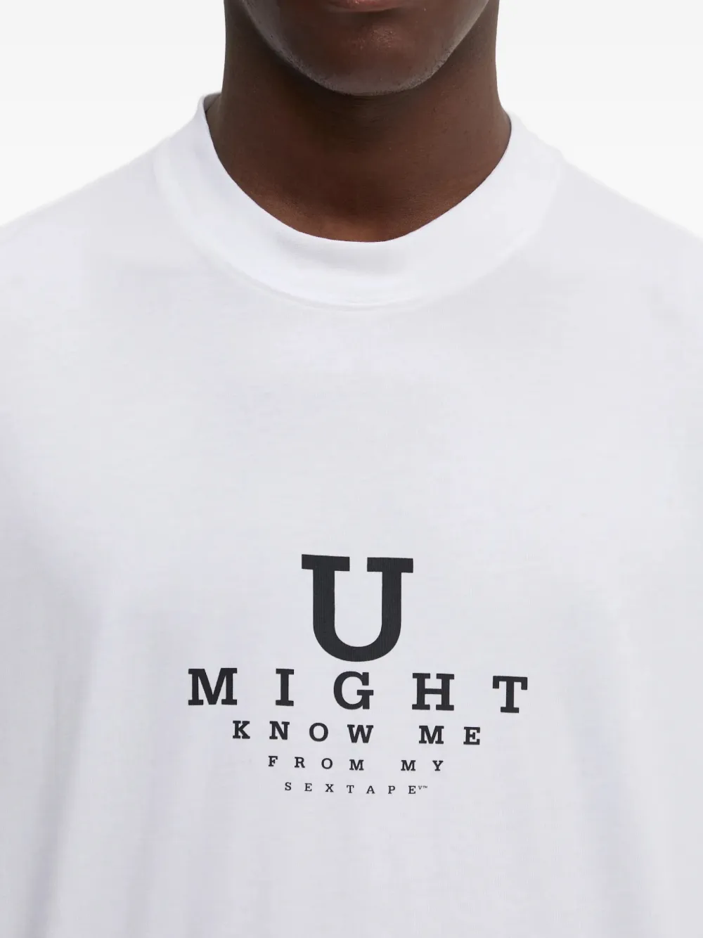 VETEMENTS text-print T-shirt Wit