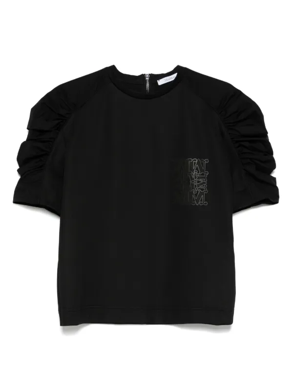 machatt  トップス 2023SS マチャット MACHATT ハーフジップシャツ ｜ブラック トップス