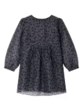 Bonpoint cherry-print embellished casual dress - Black