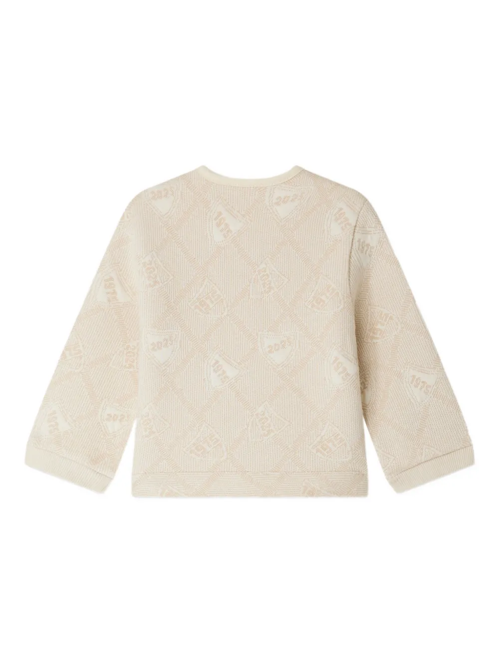 Bonpoint Vest met grafisch patroon Beige