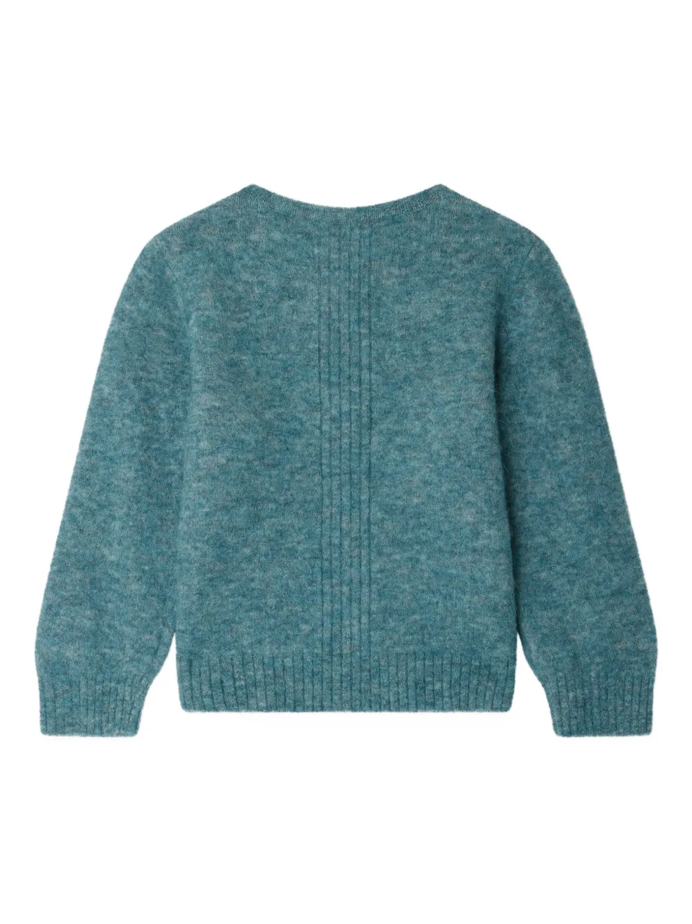 Bonpoint Vest van wolblend met knopen Blauw