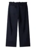 Bonpoint elastic-waist herringbone trousers - Blue