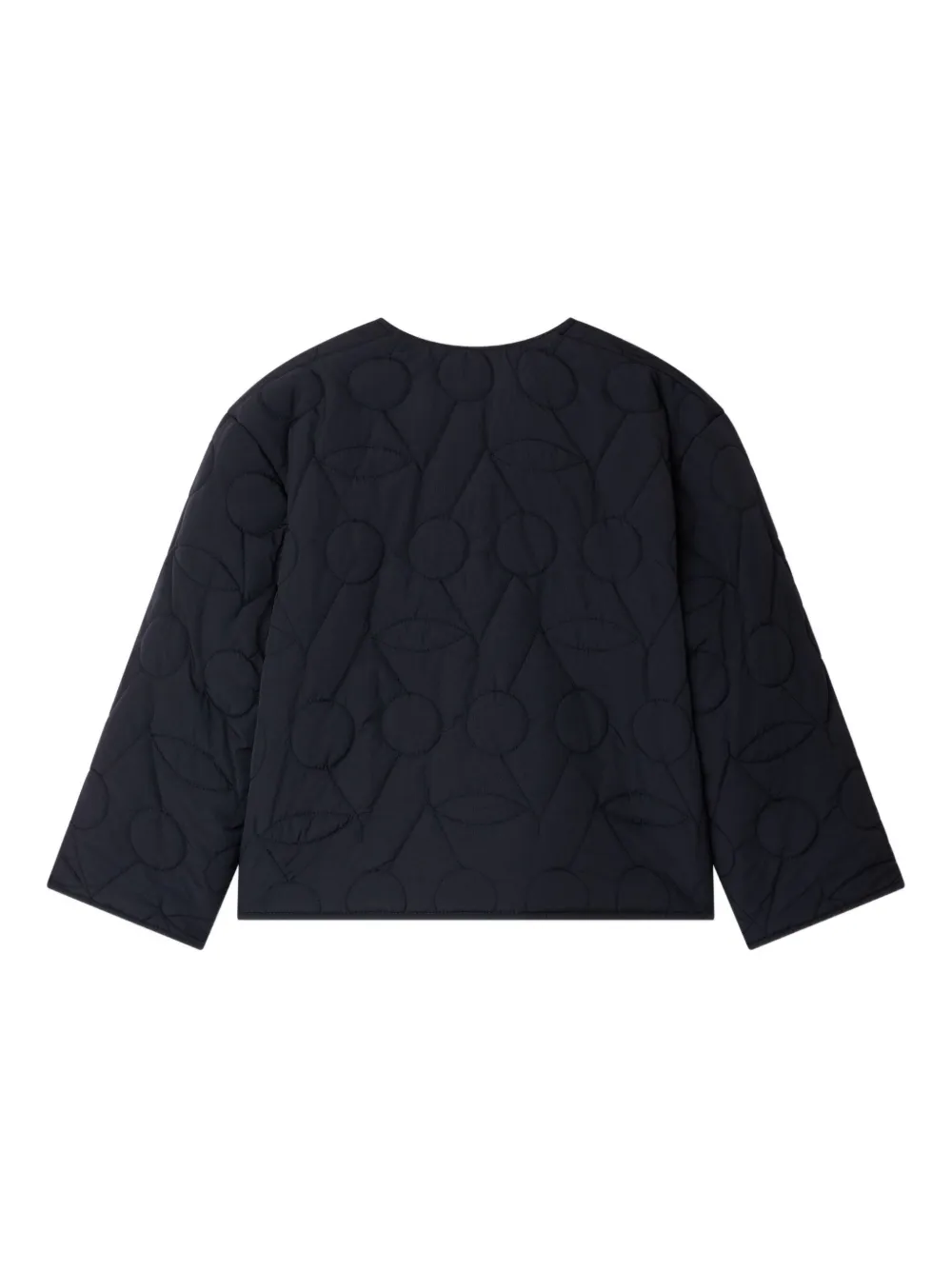 Bonpoint Gewatteerde jas met patroon Blauw
