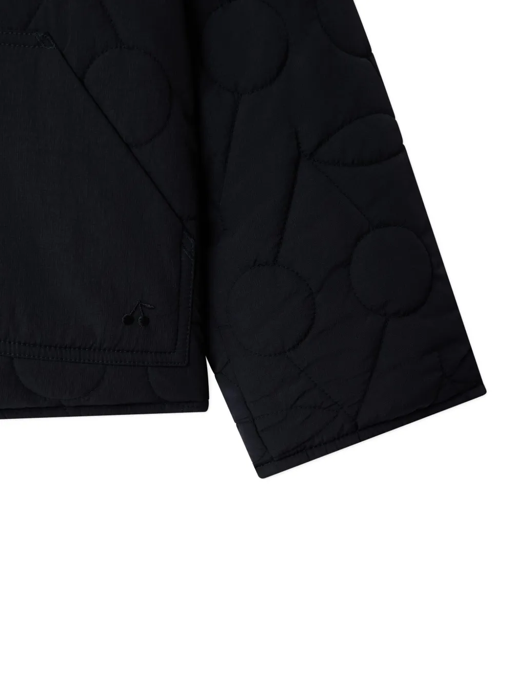 Bonpoint Gewatteerde jas met patroon Blauw