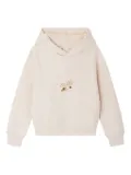 Bonpoint embroidered-bow hoodie - Pink