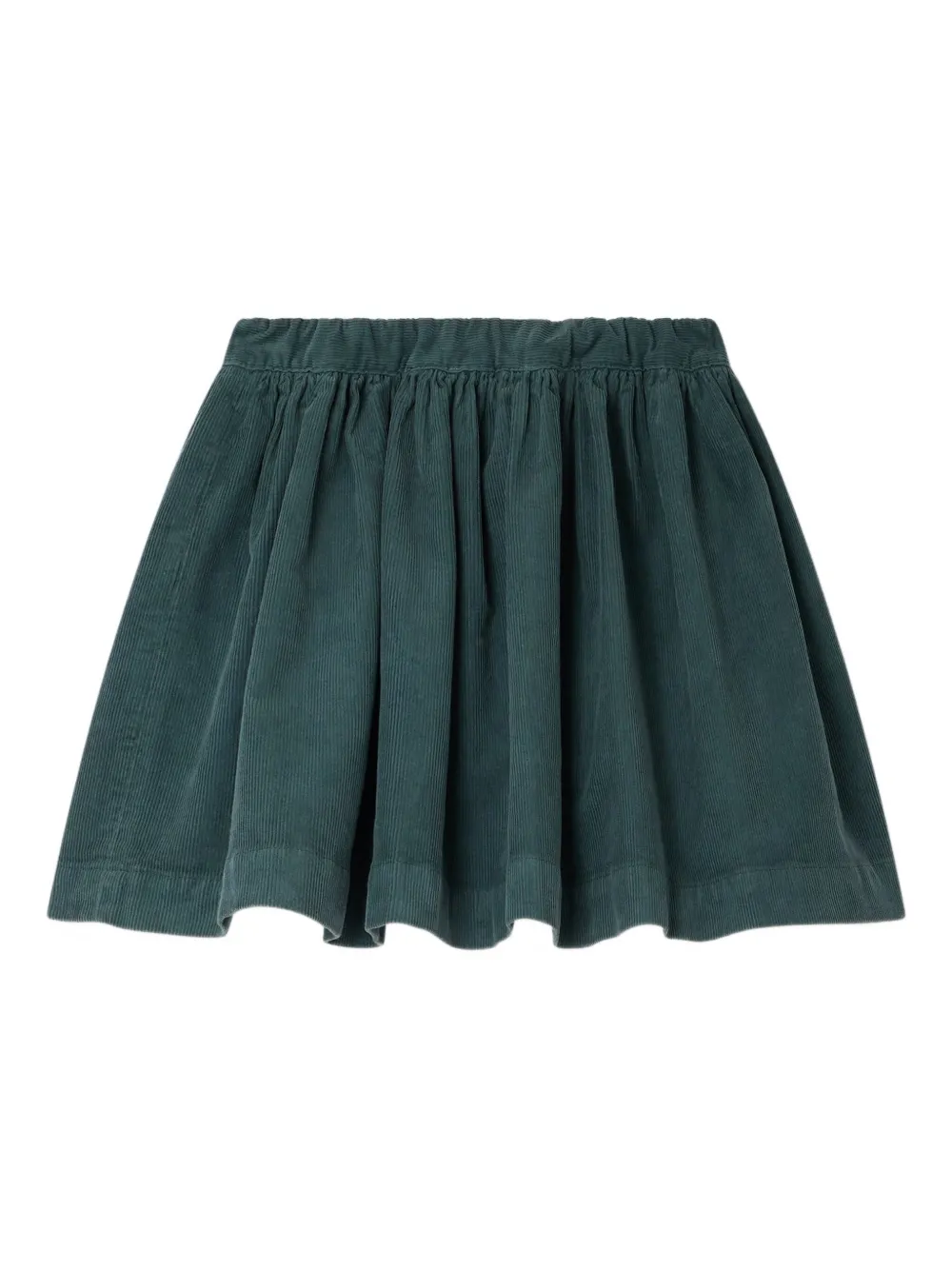 Bonpoint corduroy gathered skirt Groen