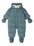 Bonpoint hooded quilted snowsuit - Green