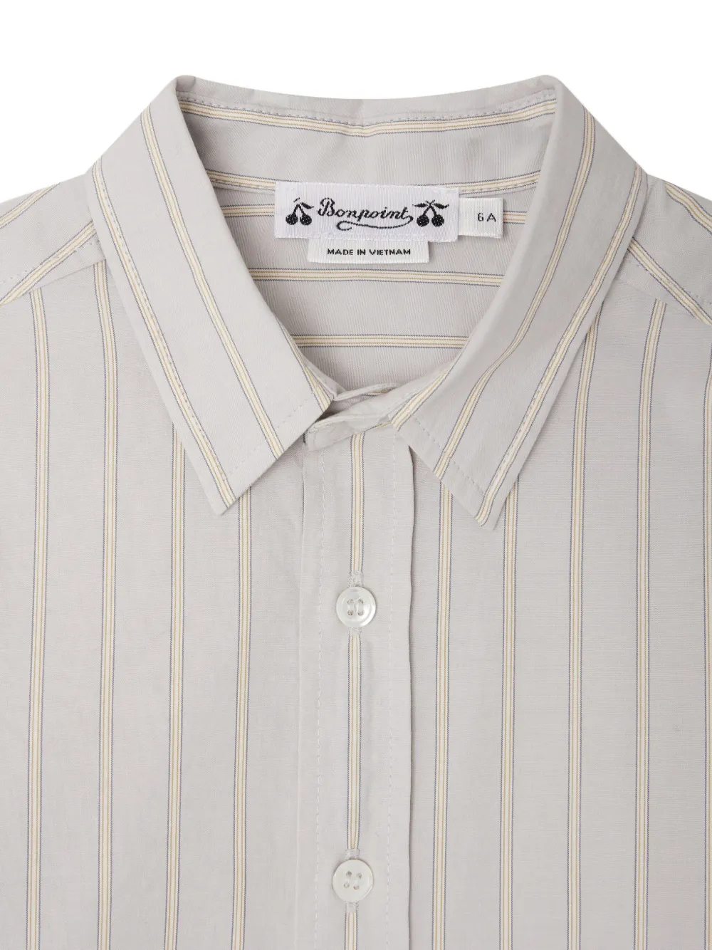 Bonpoint Tangui gestreept shirt Grijs