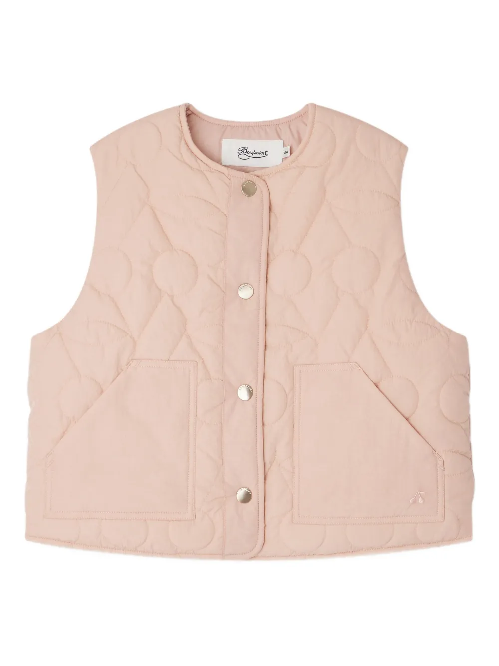 Bonpoint Bodywarmer met bloe print Roze