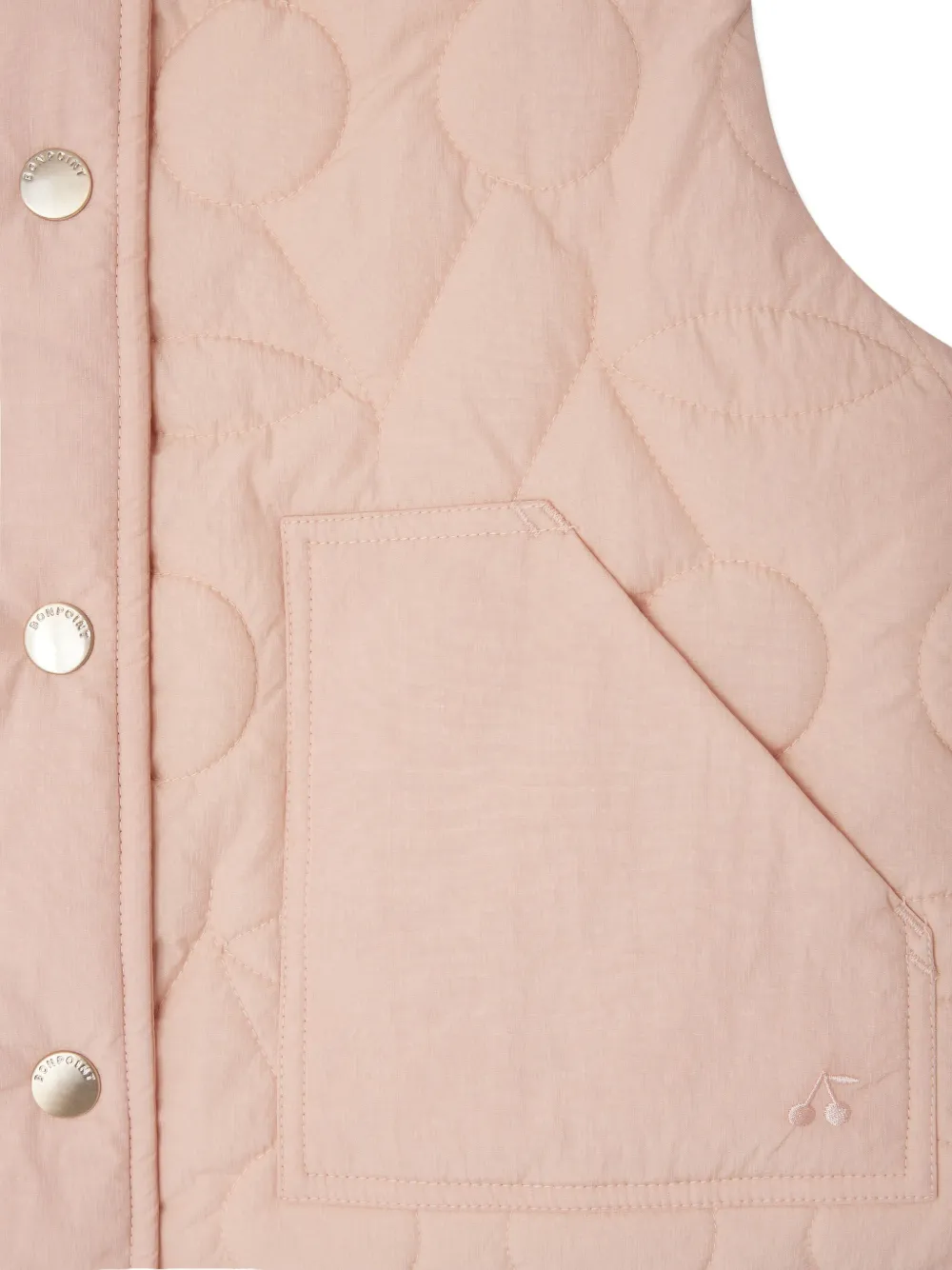 Bonpoint Bodywarmer met bloemenprint Roze