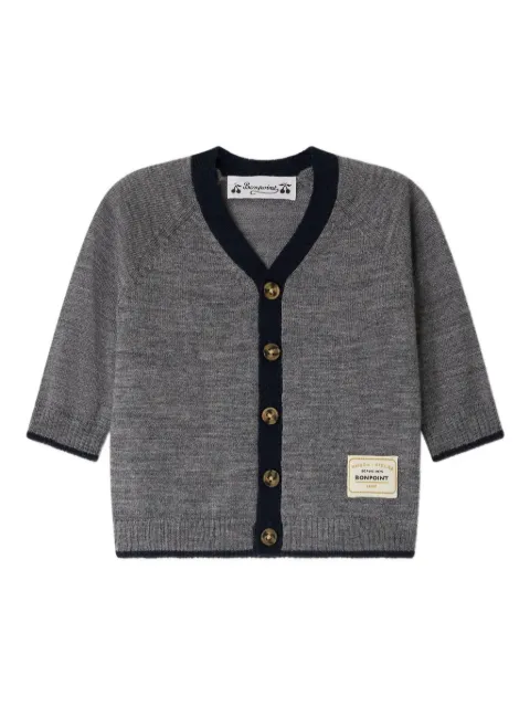 Bonpoint wool buttoned cardigan
