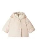 Bonpoint reversible hooded quilted padded jacket - Pink
