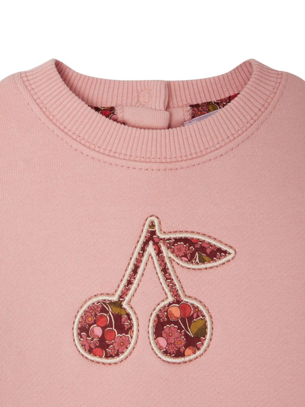 Bonpoint Dahlia sweater met bloemenprint Roze