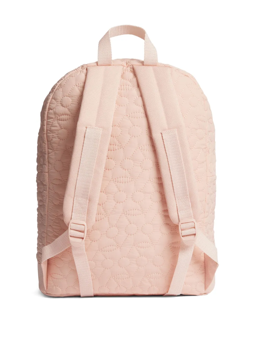 Bonpoint quilted logo-patch backpack - Roze