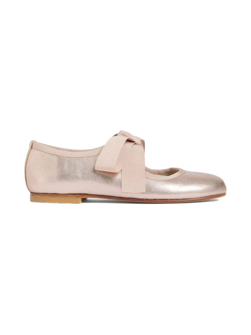 Bonpoint bow-detail ballerina shoes Pink