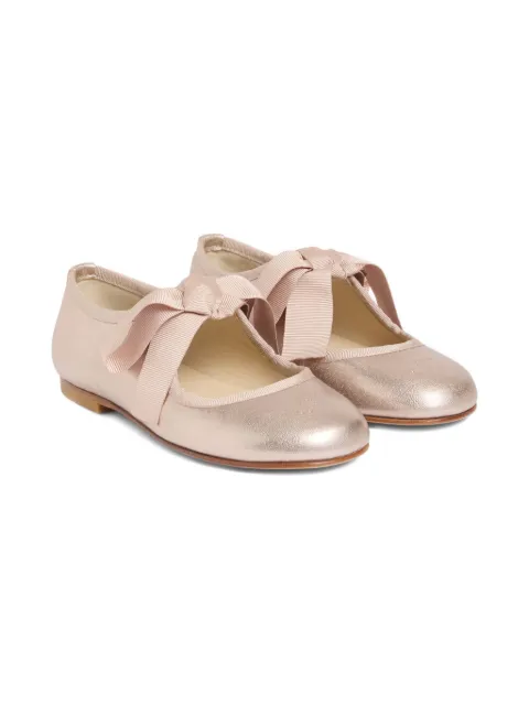 Bonpoint bow-detail ballerina shoes