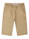 Bonpoint Jeudi patch-pocket elastic-waist trousers - Neutrals