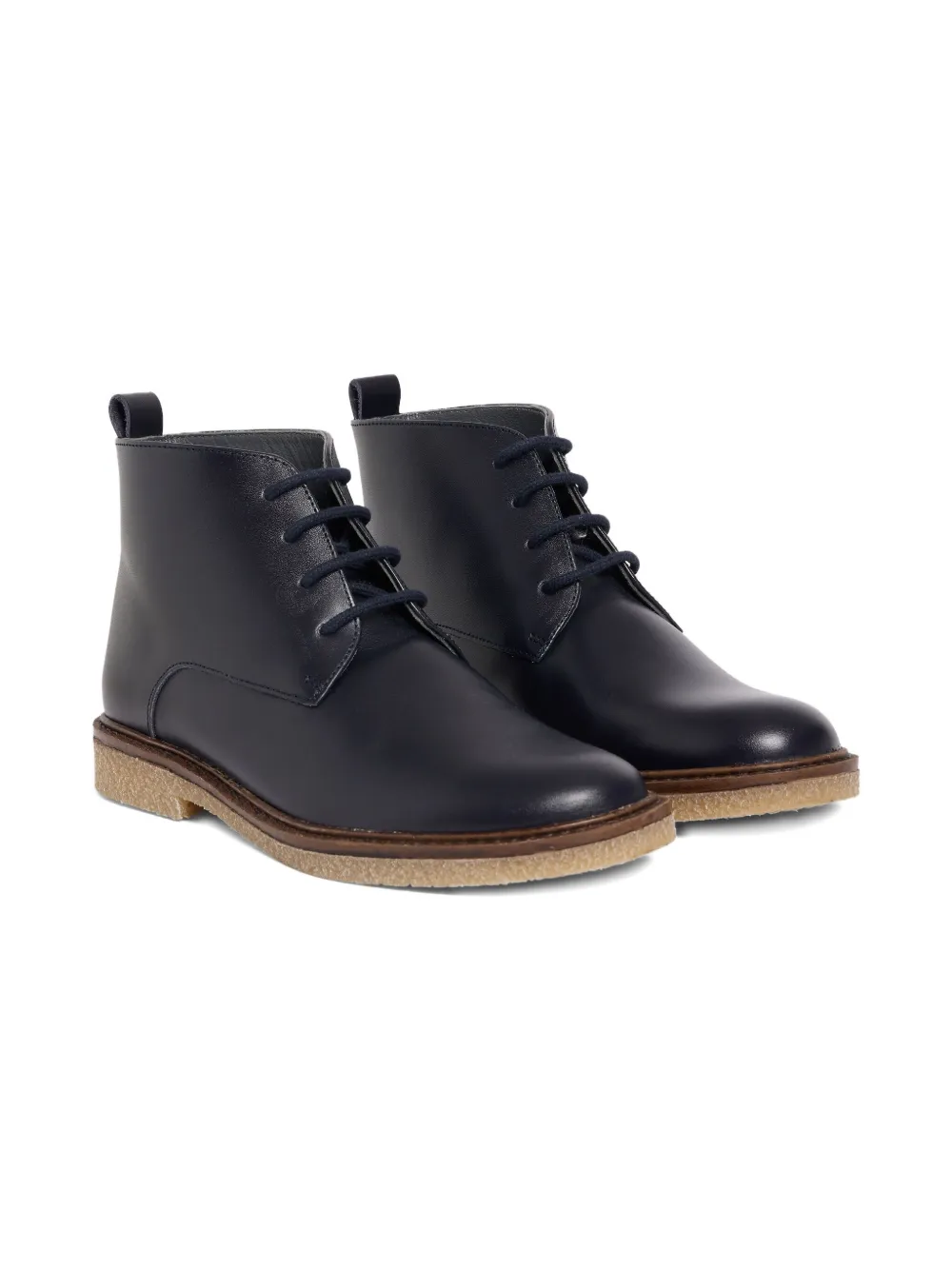 Bonpoint Dao lace-up leather boots Blue