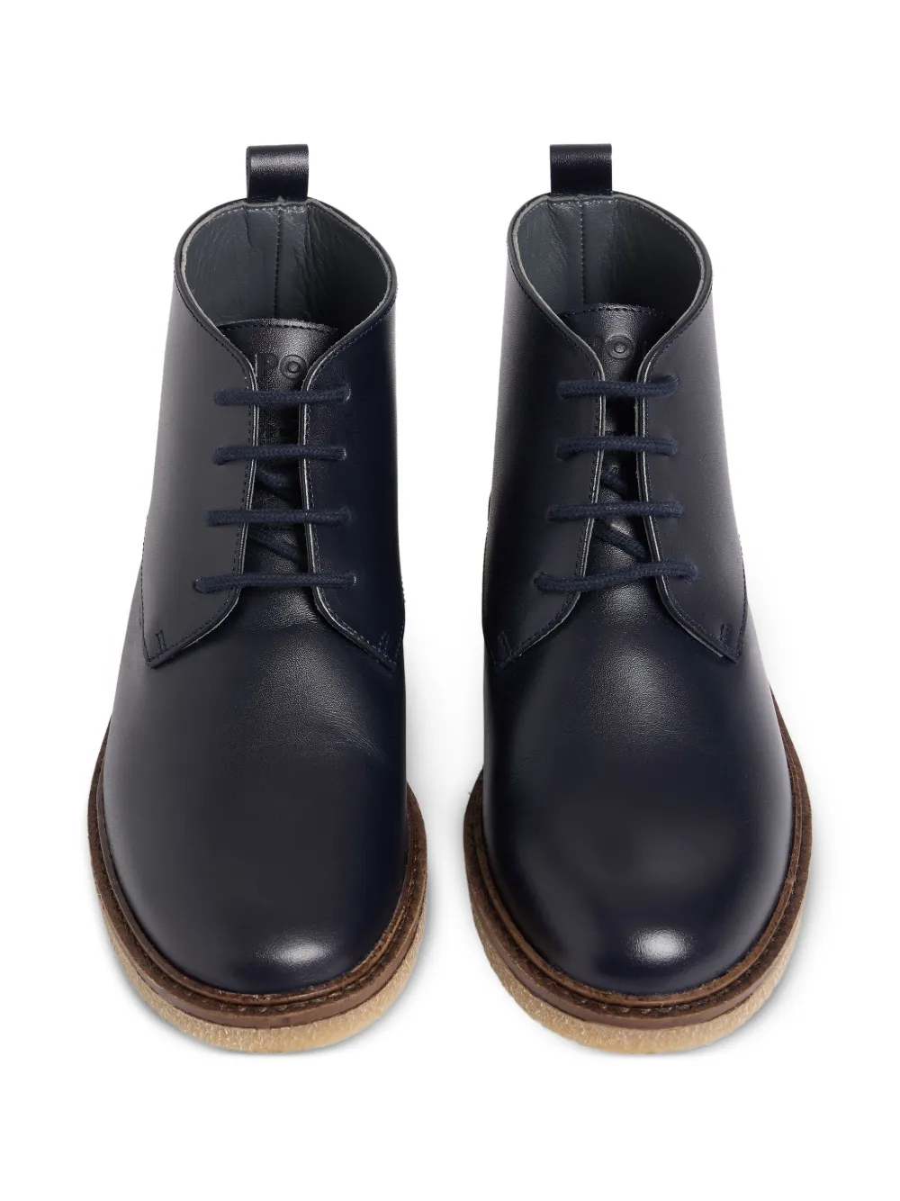 Bonpoint Dao lace-up leather boots Blue