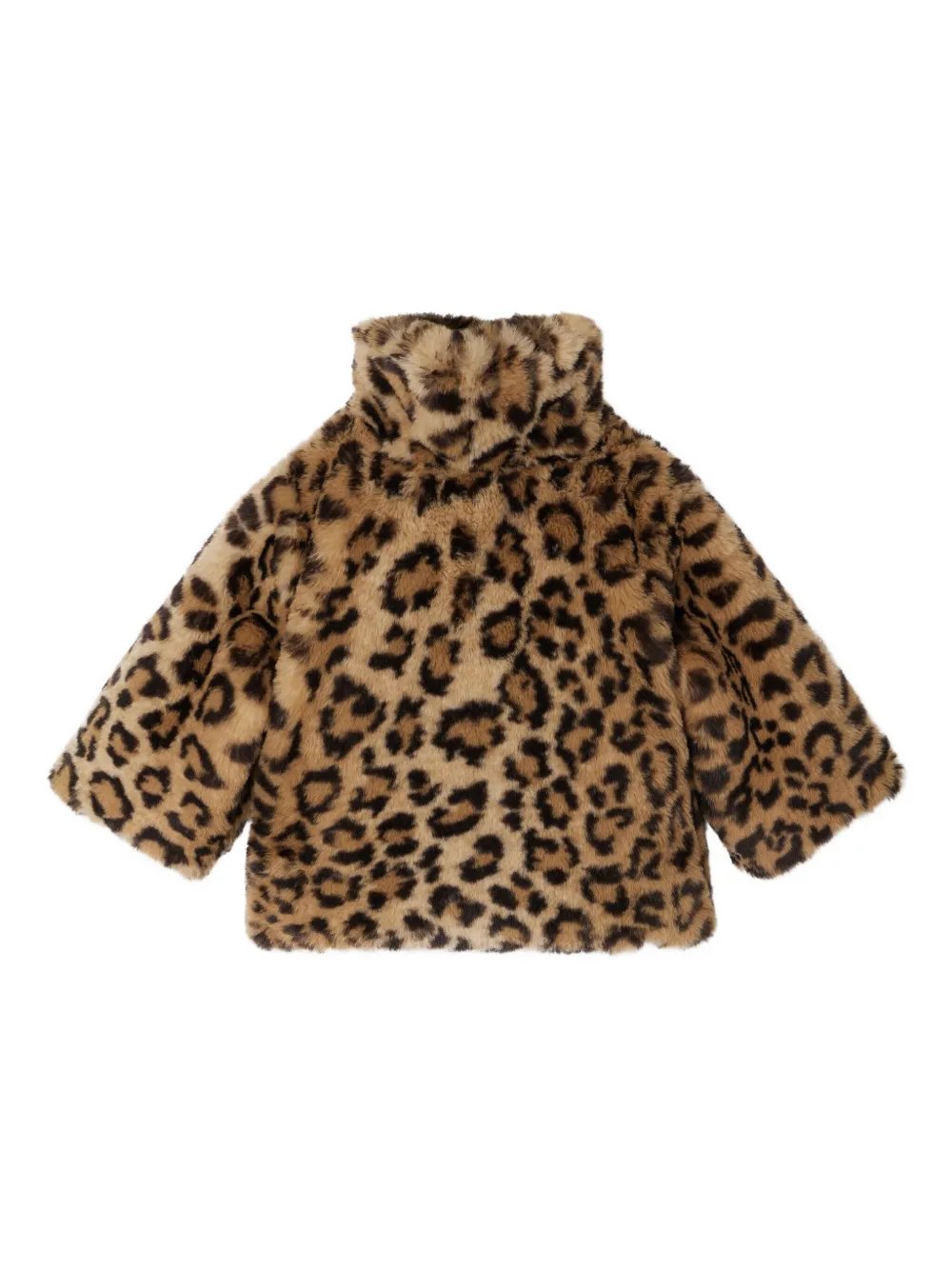 Bonpoint Jas met luipaardprint Bruin