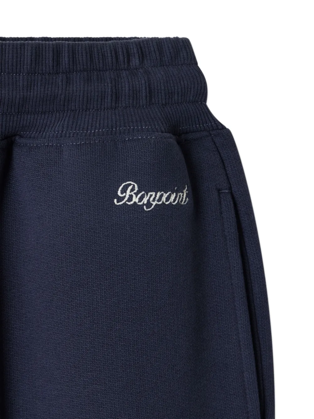 Bonpoint Joggingbroek met borduurwerk en trekkoord Blauw