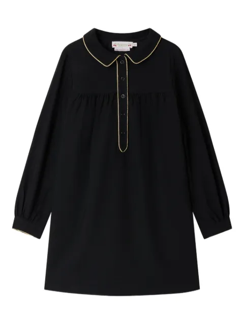 Bonpoint long-sleeve collared dress