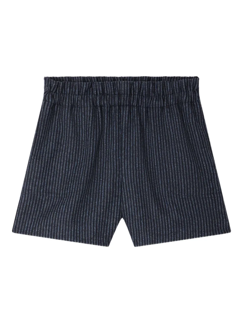 Bonpoint Gestreepte shorts met elastische taille Blauw