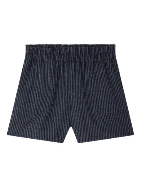 Bonpoint striped-pattern elasticated-waist shorts