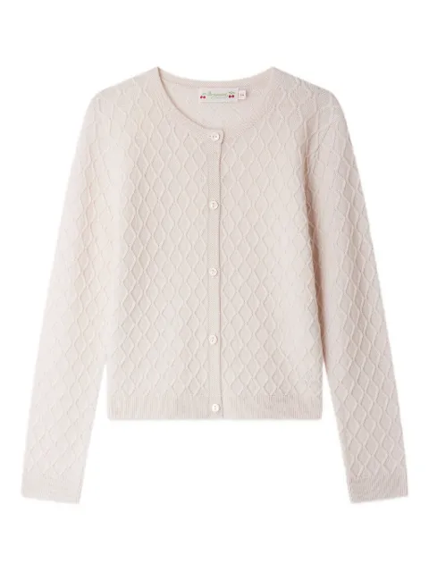 Bonpoint diamond-pattern cardigan