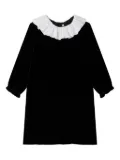 Bonpoint lace-collar dress - Black