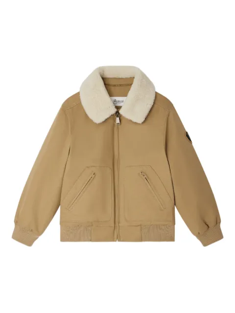 Bonpoint John shearling-collar bomber jacket