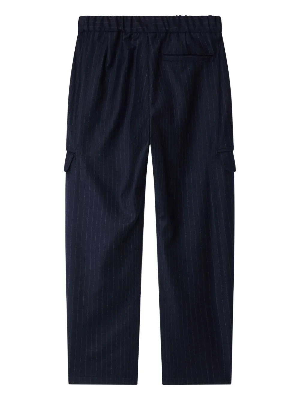 Bonpoint pinstripe wool cargo trousers Blauw