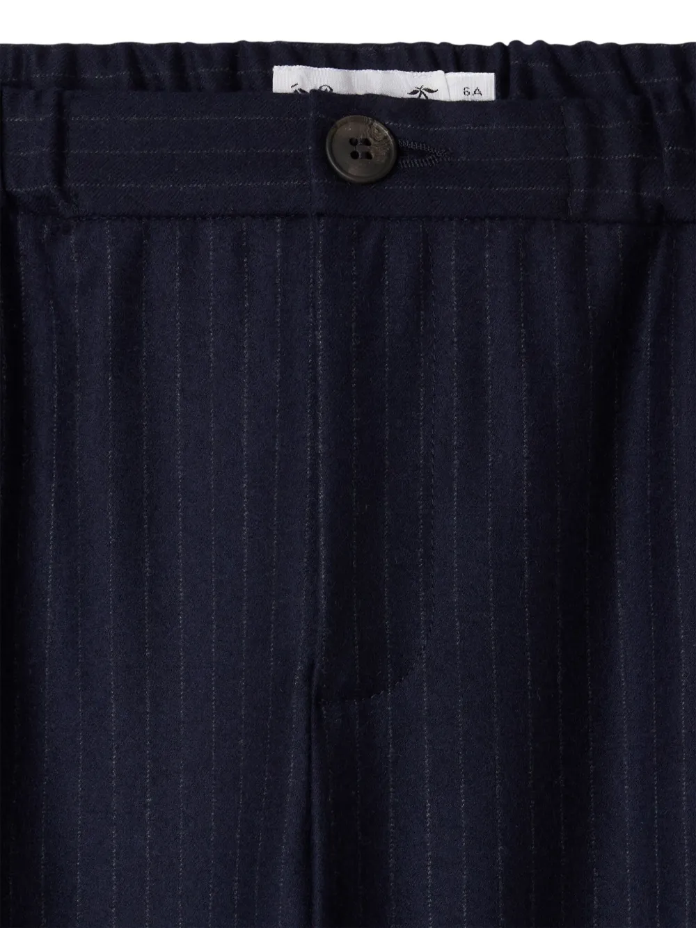 Bonpoint pinstripe wool cargo trousers Blauw