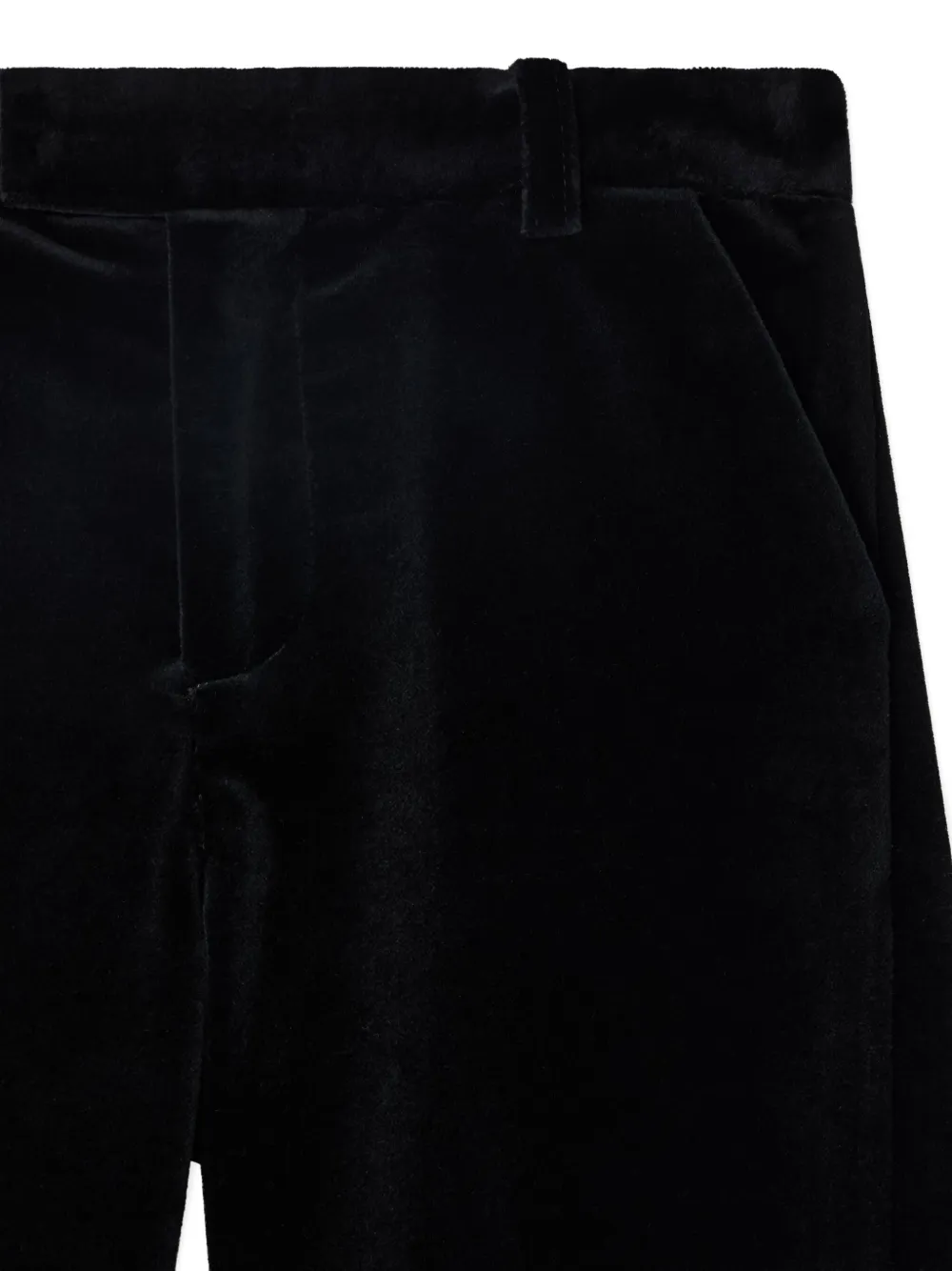 Bonpoint Organic-cotton Trousers In Black
