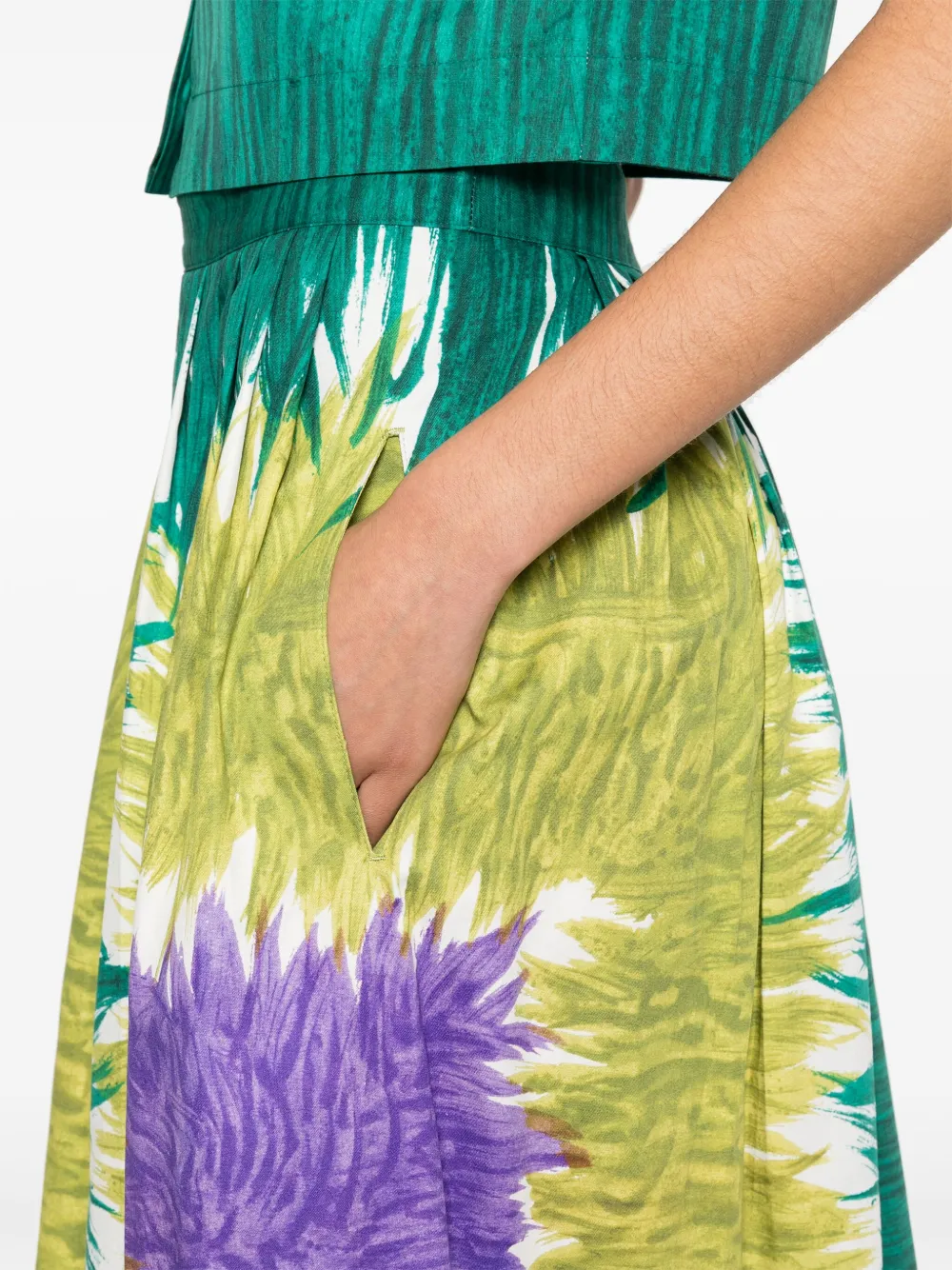 Weekend Max Mara Midi-rok Groen