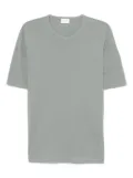 Saint Laurent logo-embroidered T-shirt - Grey