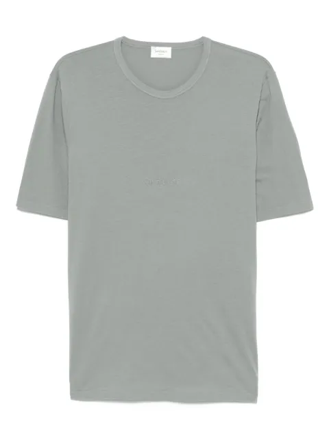 Saint Laurent playera con logo bordado