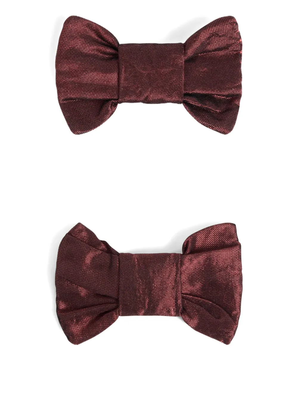Bonpoint bow hair clip (set of two) | Red | Image 1
