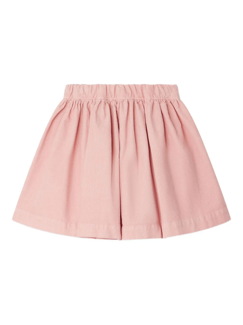 Bonpoint Ribfluwelen rok met elastische taille Roze