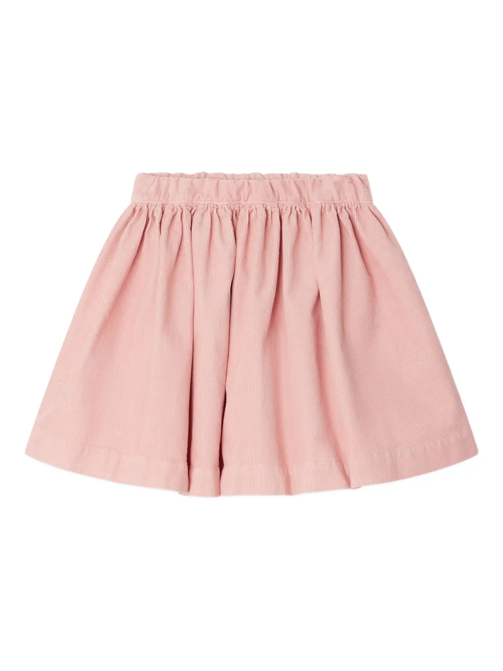 Bonpoint Ribfluwelen rok met elastische taille Roze