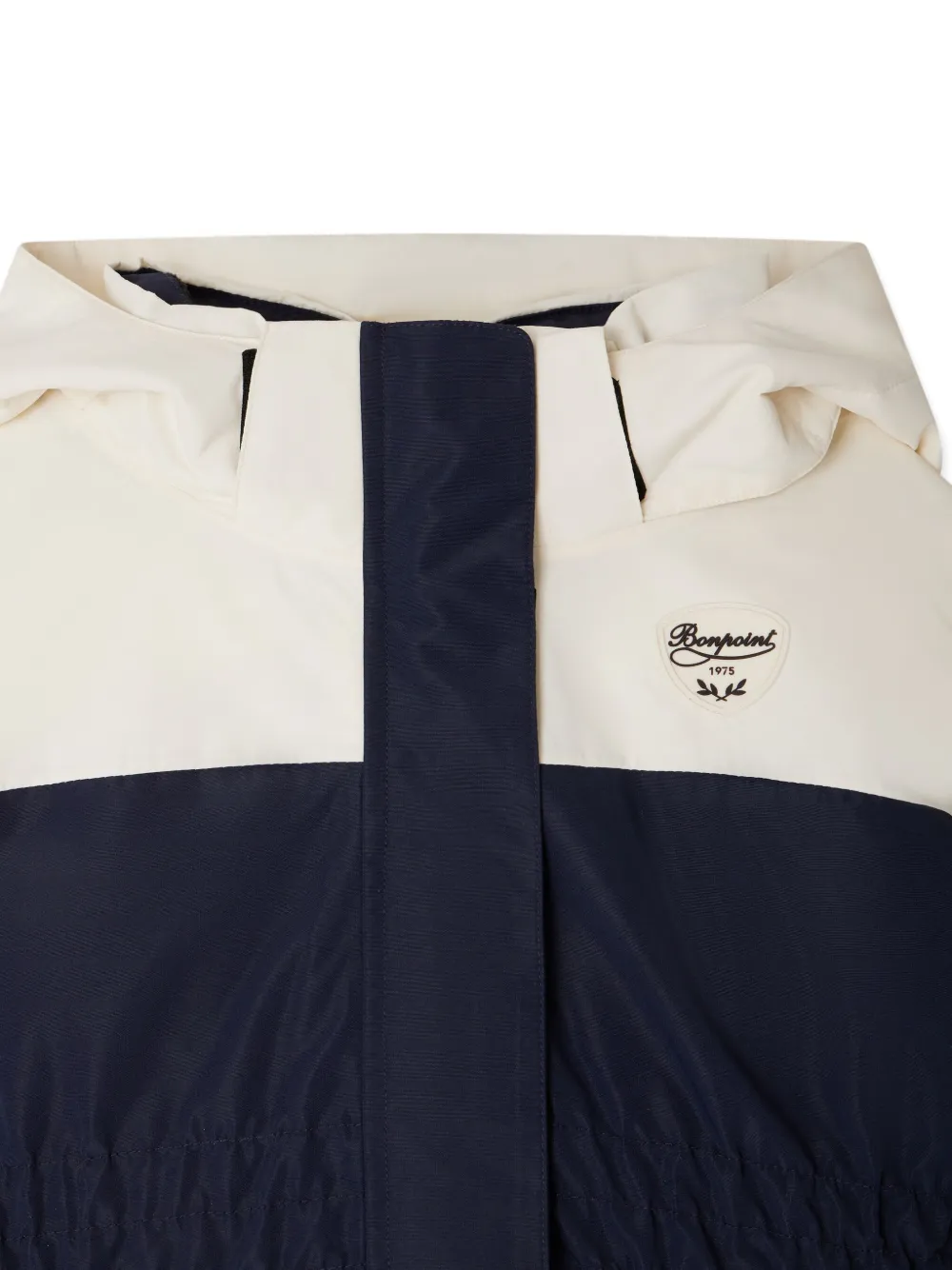 Bonpoint Jeyna jack met colourblocking en capuchon Blauw