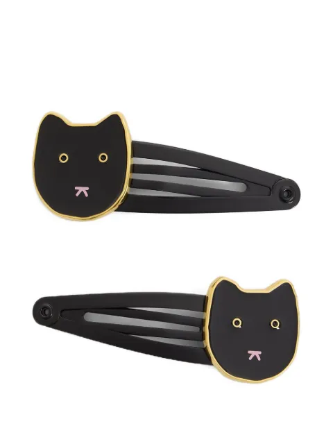 Bonpoint Jonna cat-face hair clips
